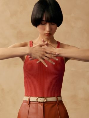 リバーシブルベルト 《モール＆モア》 24, イメージ: 着用例, worn, ビュー2の4