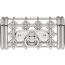 Collier de Chien Entrelacs, Metallic finish Silver