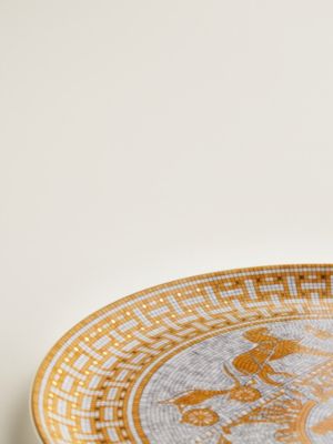 Fuente para tarta Mosaïque au 24 oro, Vista: vista de frente, front, vista 4 de 4