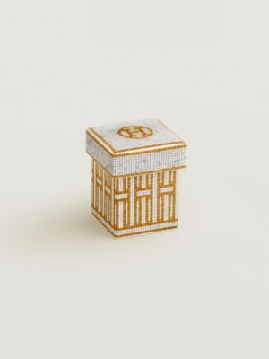 Açucareiro/potinho Mosaïque au 24 ouro