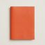 Globe-Trotter agenda cover, tangerine