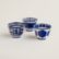 Bleus d'Ailleurs set of 3 bowls, medium model