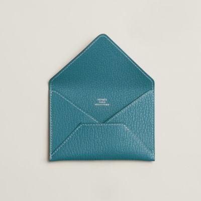 HERMES 青 レザー ケース レザー - ブルー - すべてのレザーカバー＆レザーケース | Hermès