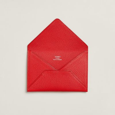 レザー - レッド - すべてのレザーカバー＆レザーケース | Hermès