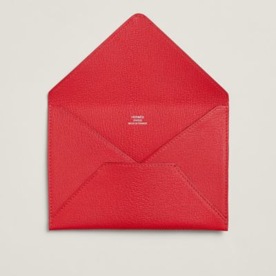 レザー - レッド - すべてのレザーカバー＆レザーケース | Hermès