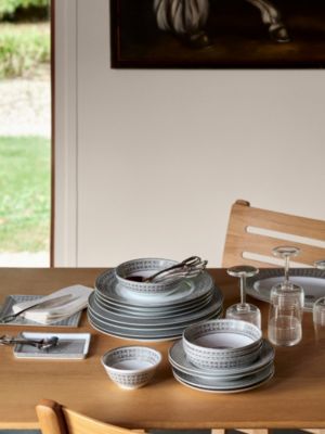 HERMES エルメス パンプレート　モザイク24 プラチナ　2枚セット　食器 デザートプレート 〈モザイク 24〉 プラチナ | Hermès - エルメス-公式