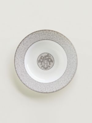 Mosaique au 24 platinum soup plate