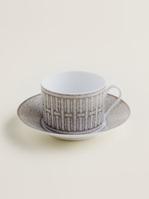 Mosaique au 24 platinum breakfast cup and saucer