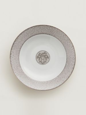Mosaique au 24 platinum round deep platter
