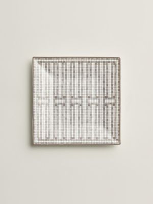 Mosaique au 24 platinum square plate n°2