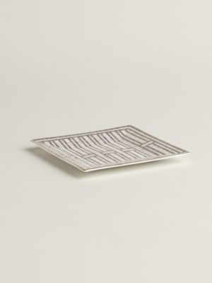 Mosaique au 24 platinum square plate n°2, View: front, front, view 3 of 3