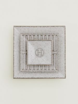 Mosaique au 24 platinum set of 3 square plates (n°1 to 5)