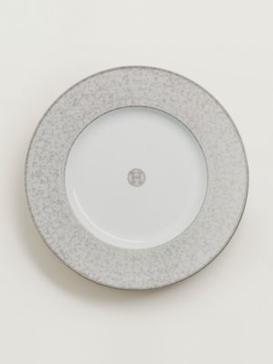 Assiette de présentation Mosaïque au 24 platine