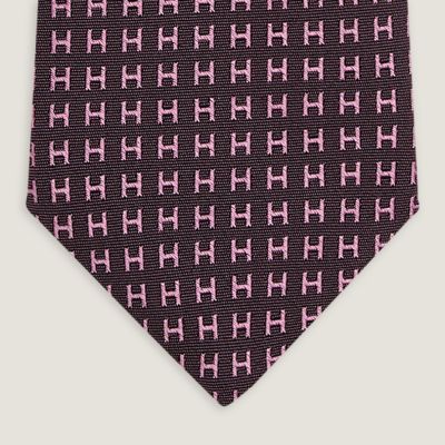 H織りタイ バイカラー 《ファソネ H》 | Hermès - エルメス-公式サイト