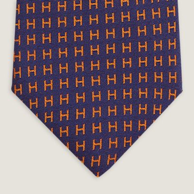 H織りタイ バイカラー 《ファソネ H》 | Hermès - エルメス-公式サイト