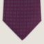 Faconnee H Bicolore tie, bourgogne/charbon