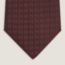 Faconnee H Bicolore tie, bourgogne/charbon