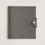 Ulysse mini notebook cover, gris Meyer