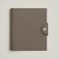 Ulysse mini notebook cover, gris étain