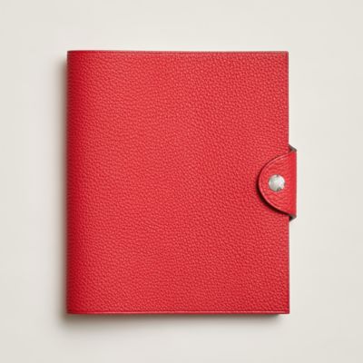 Ulysse PM notebook cover - Grey | Hermès Canada