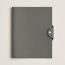 Couverture de cahier Ulysse MM, gris Meyer