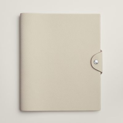 HERMES スケッチブック Ulysse mini notebook cover - White | Hermès USA