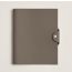 Ulysse MM notebook cover, gris étain