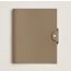 Couverture de cahier Ulysse MM, beige marfa