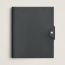 Cubierta de cuaderno Ulysse MM, gris misty