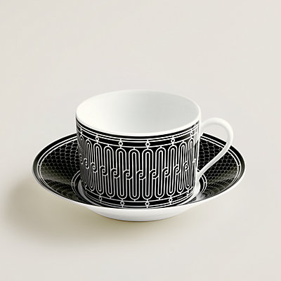 Balcon du Guadalquivir tea cup and saucer | Hermès UAE Balcon du Guadalquivir tea cup and saucer | Hermès UAE