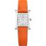 Heure H watch, Mini model, 21&nbsp;mm, orange