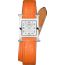 Montre Heure H, Mini modèle, 21&nbsp;mm, orange