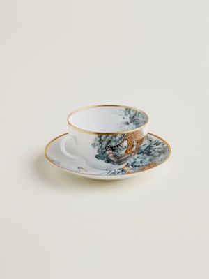 Tasse à déjeuner et soucoupe Carnets d'Équateur, Vue: vue de face, front, vue 3 sur 5