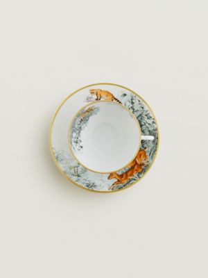 Tasse à déjeuner et soucoupe Carnets d'Équateur, Vue: vue de face, front, vue 4 sur 5
