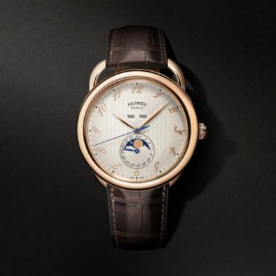 Arceau Grande Lune watch, 43 mm | Hermès USA