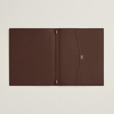HERMES ブラウンレザーキーホルダー HERMES レザー キーホルダー