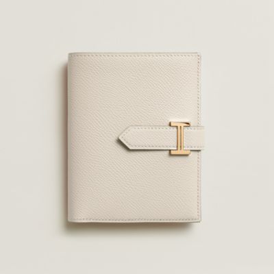 Bearn Compact wallet - White | Hermès Canada
