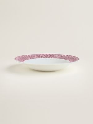 H Deco rouge soup plate, View: front, front, view 3 of 3