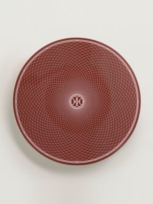 H Deco rouge presentation plate