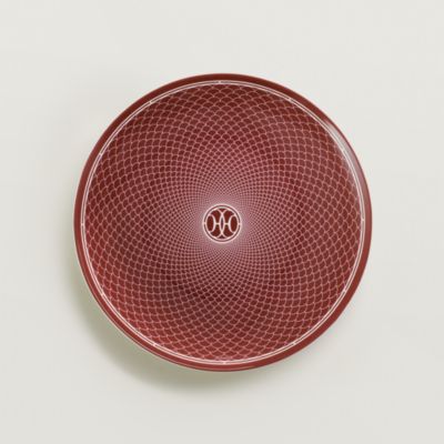 デザートプレート 〈Hデコ〉レッド | Hermès - エルメス-公式サイト デザートプレート 〈Hデコ〉レッド | Hermès - エルメス-公式サイト