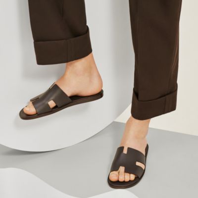 Mens hermes slippers discount