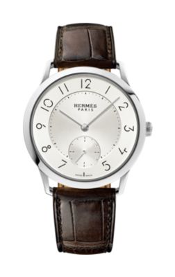Slim d'Hermès watch, 39.5&nbsp;mm, View: front, front, view 1 of 6