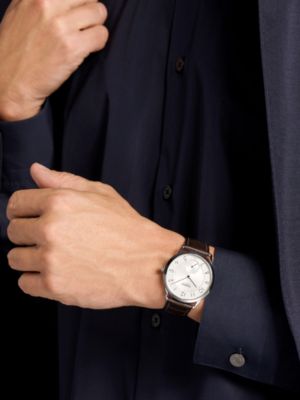 Slim d'Hermès watch, 39.5&nbsp;mm, View: Worn, worn, view 2 of 6