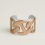 Nautique cuff bracelet, grès silver lumière