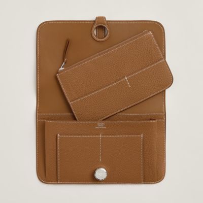 HERMES◇パスケース/レザー/CML/レディース/アジェンダジップ （HERMES 