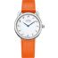 Arceau watch, Large model, 36&nbsp;mm, orange, no stock