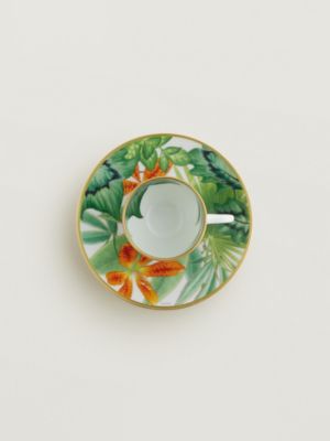 Taza de café y platillo Passifolia, Vista: vista de frente, front, vista 4 de 5
