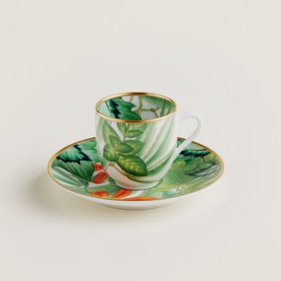 コーヒーカップ＆ソーサー 〈パシフォリア〉 | Hermès - エルメス 