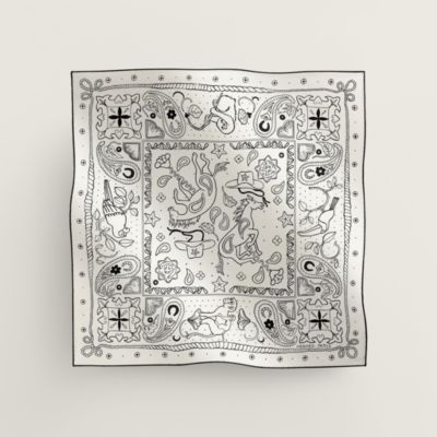 シルクバンダナ 《アニマル・バンダナ》 | Hermès - エルメス-公式サイト