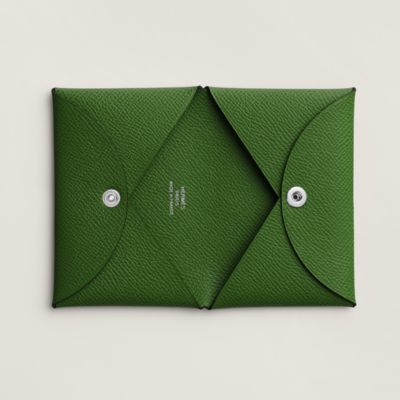 HERMES ダークグリーン 名刺入れ グリーン - すべてのカードケース | Hermès - エルメス-公式サイト